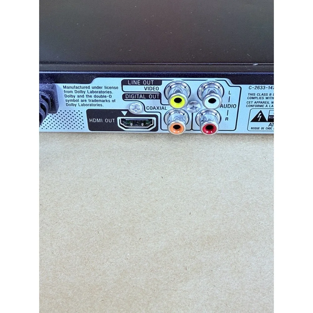 Sony DVP-SR510H 1080p Upscaling DVD CD Player HDMI w/ OEM RMT-D197A Remote Works